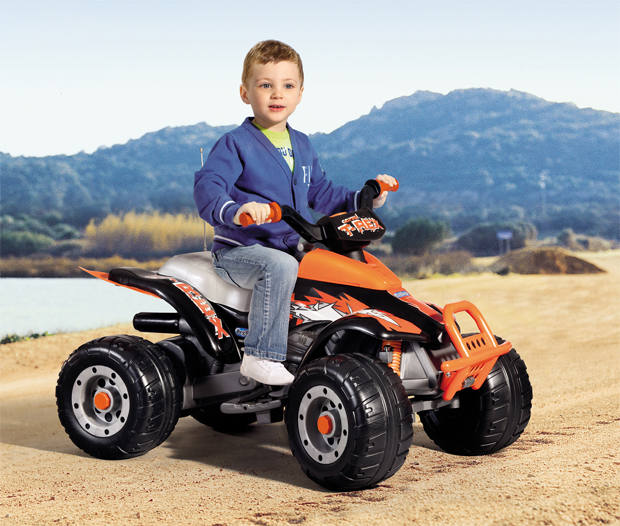 ATV copii Coral T-Rex cu baterie de 12V - PegPerego - 2013 - 2014